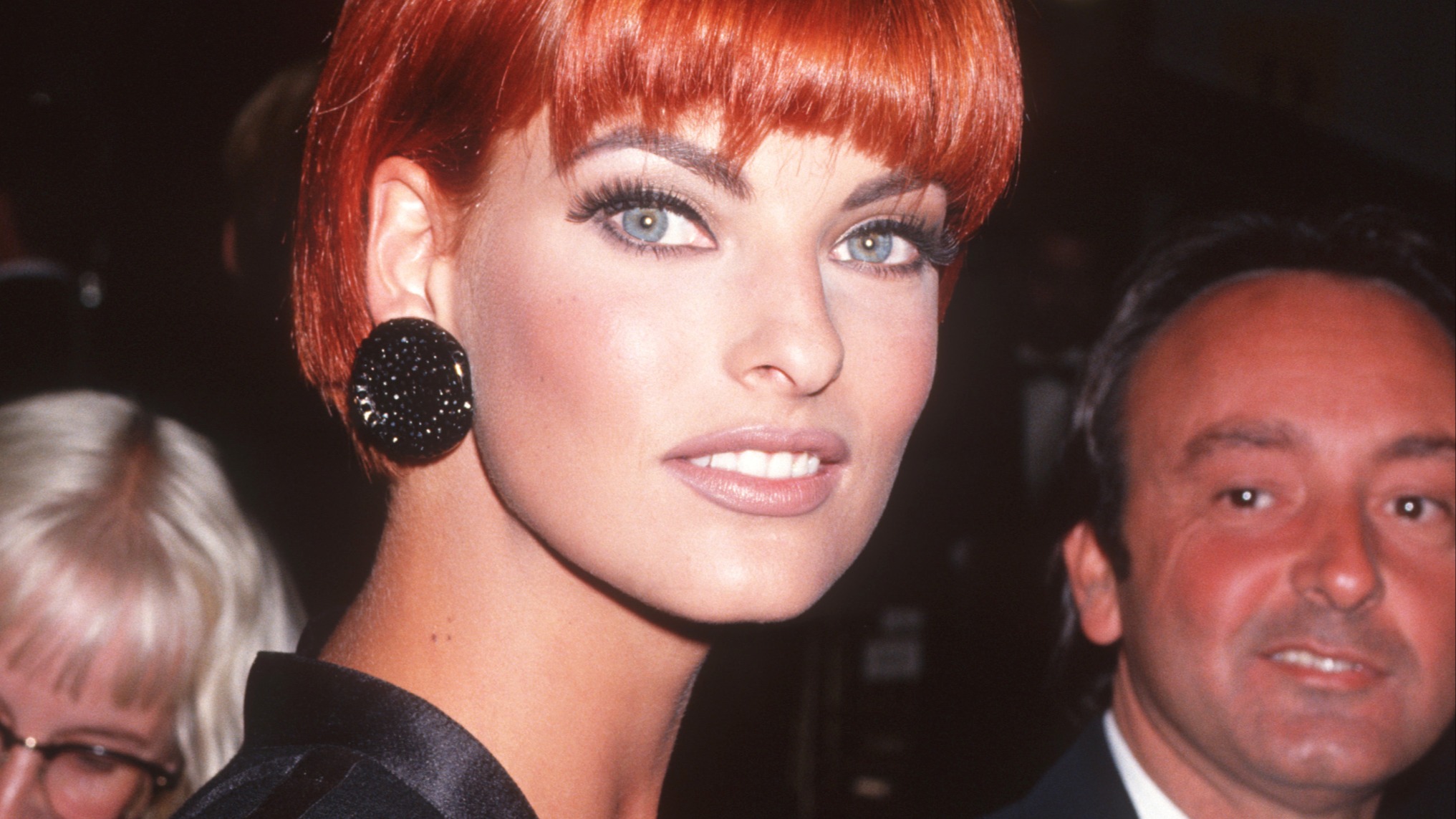 Linda Evangelista and Gérald Marie