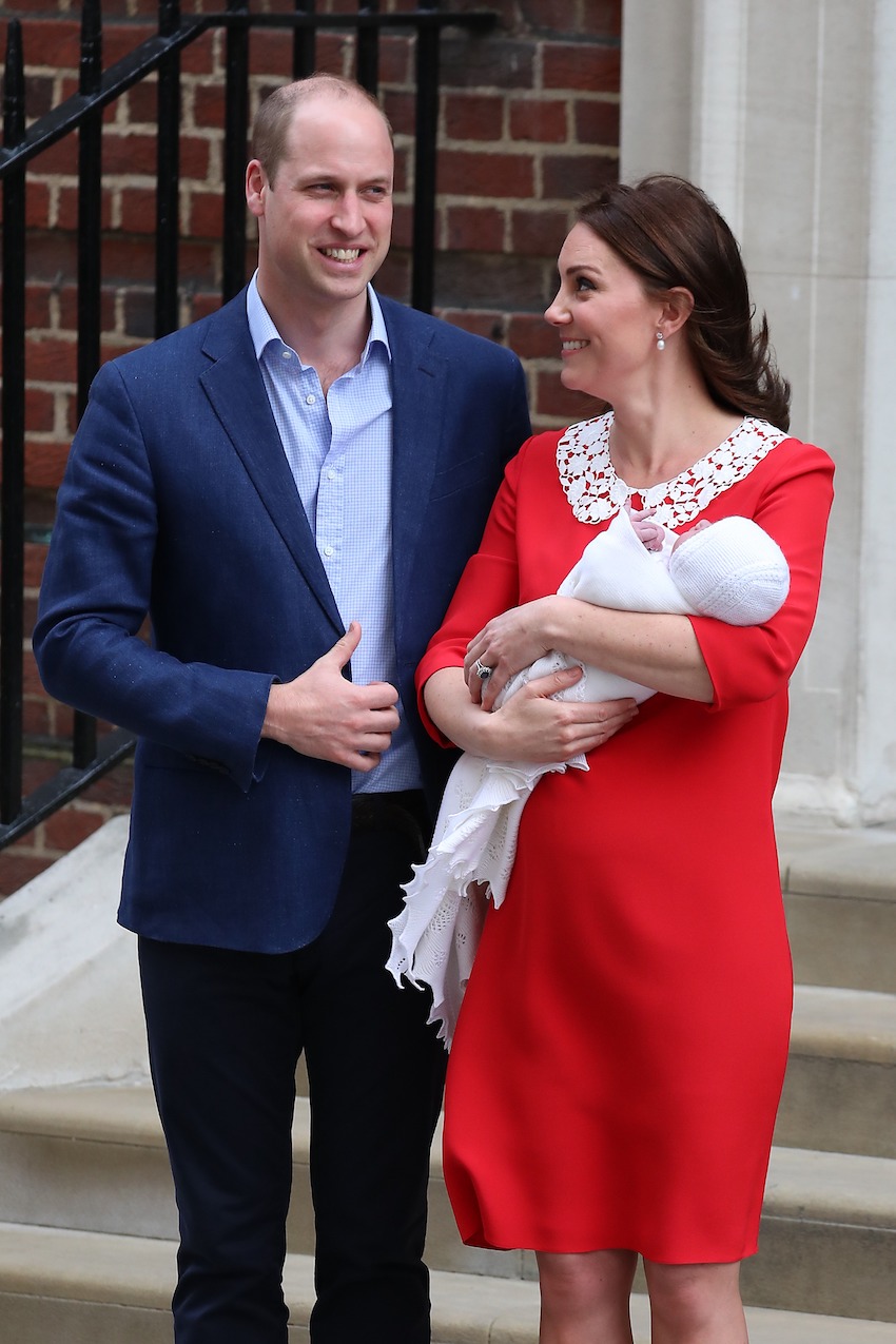 The Duke & Duchess Of Cambridge Depart The Lindo Wing With Their New Baby Boy -  April 23, 2018