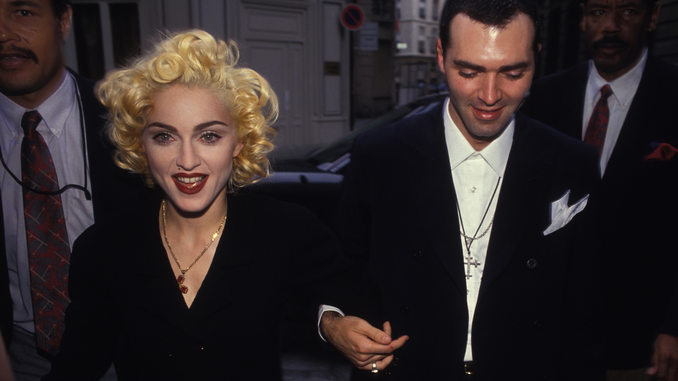 Madonna and her brother Christopher Ciccone