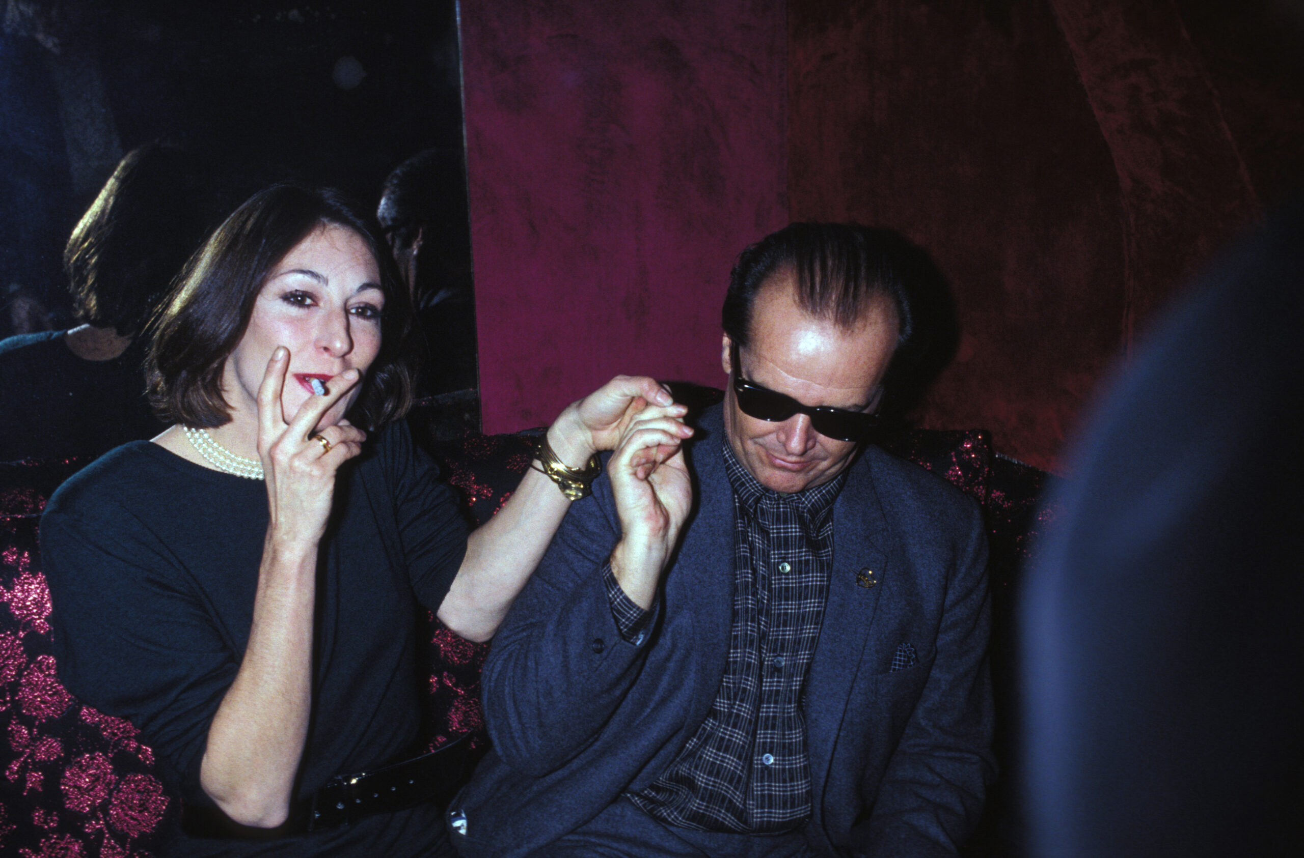 Jack Nicholson en soirée à Paris en 1984