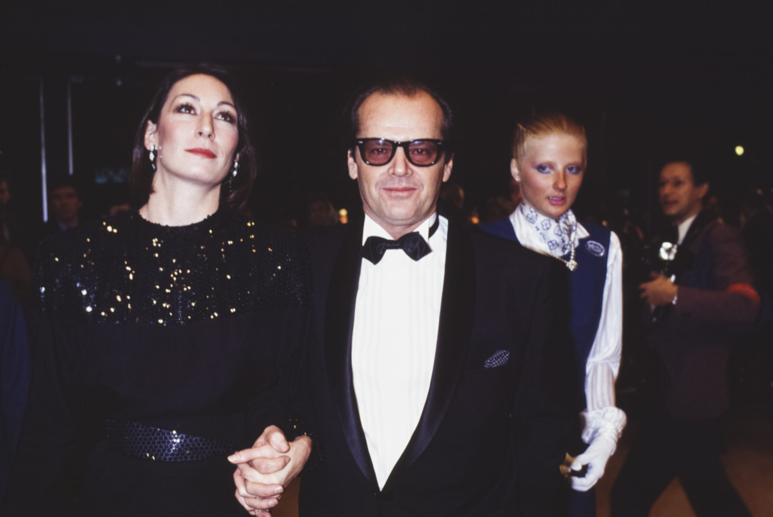 Jack Nicholson et Anjelica Huston en 1984