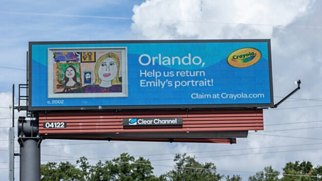 crayola billboards