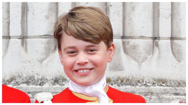 Prince George at coronation