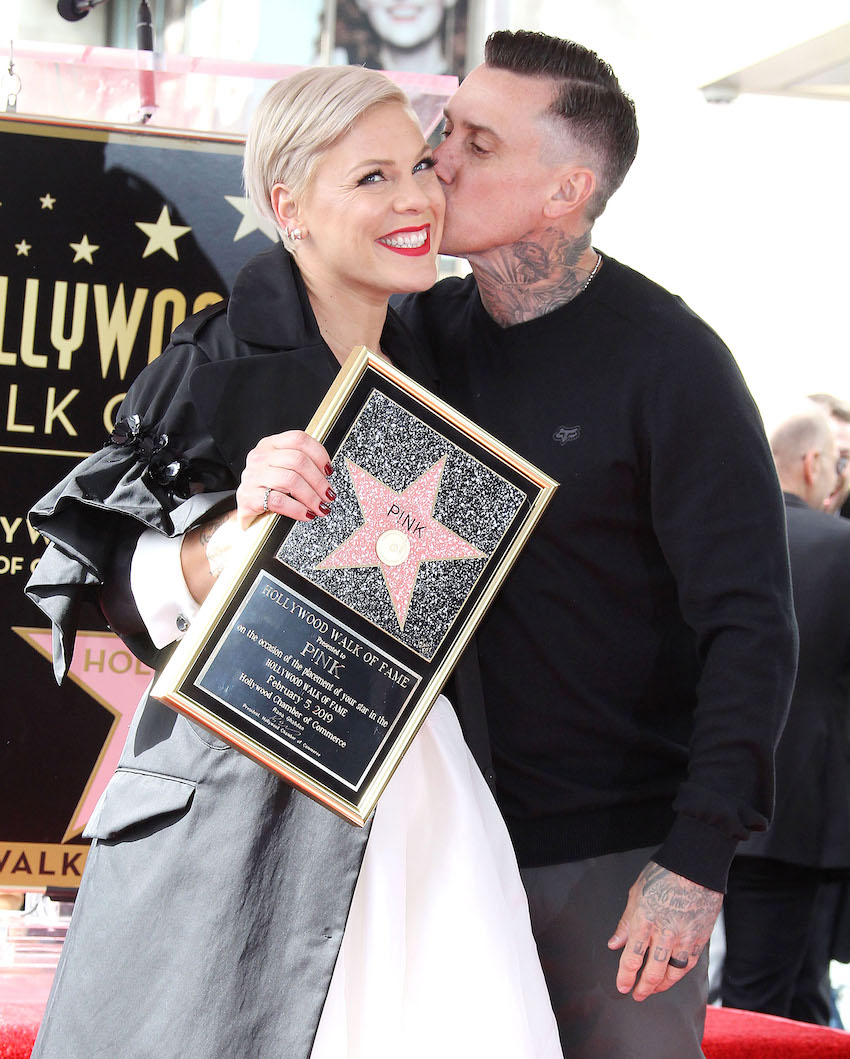 Pink Gets A Star On The Walk Of Fame