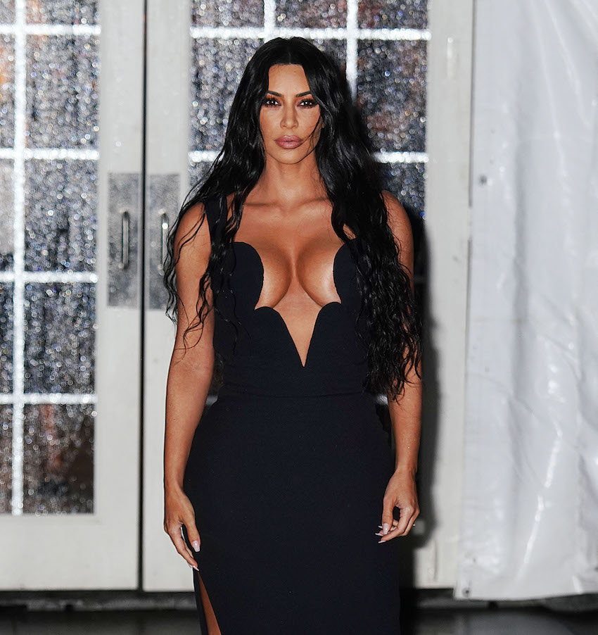 Kim Kardashian And Kourtney Kadashian At amFAR Gala At Cipriani In New York