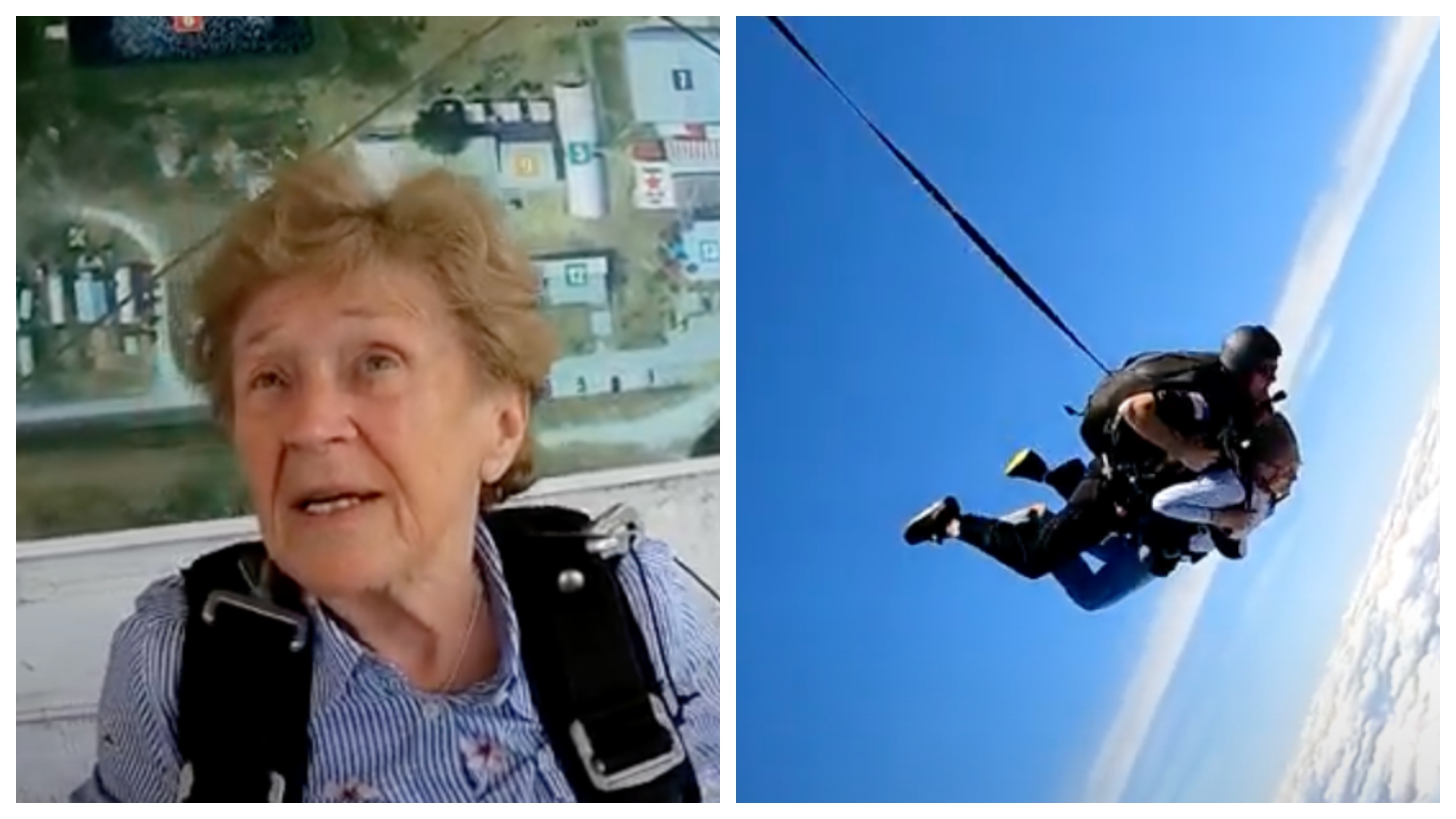 84Year Old Skydiving Grandma Halfway To 1,000 Jump Goal(01)