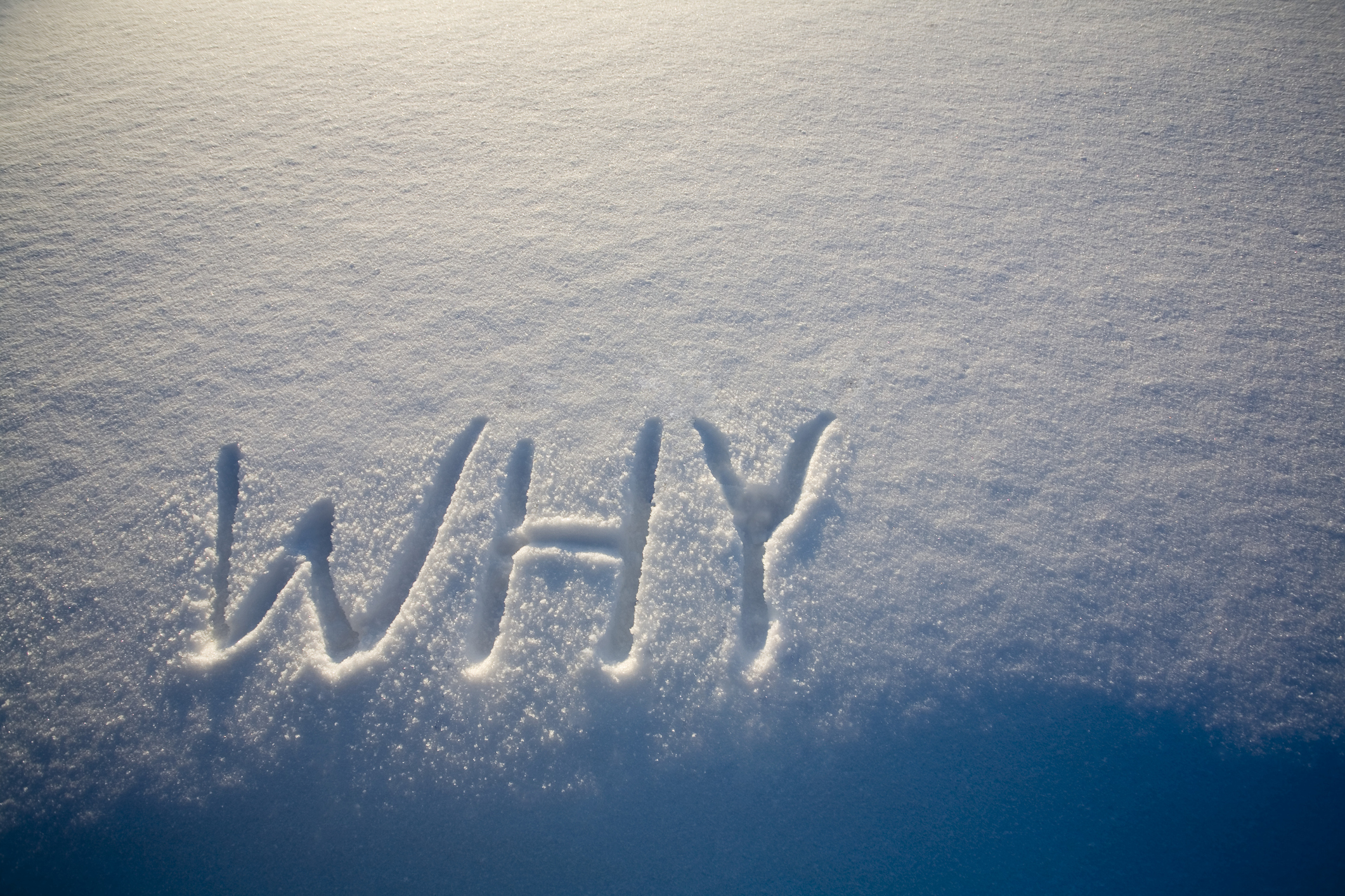 Why written in the snow