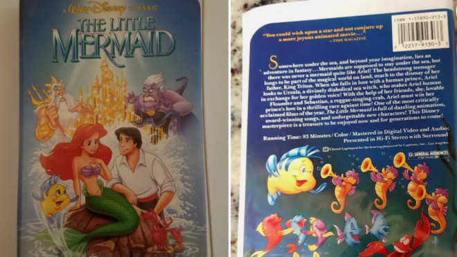 The Little Mermaid original VHS