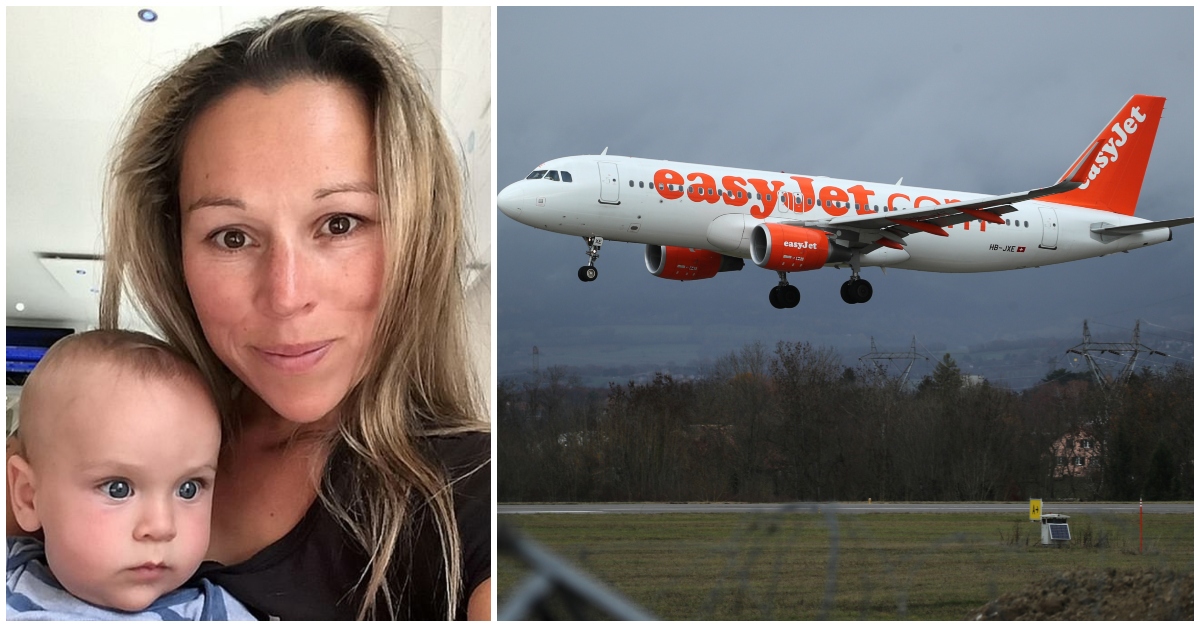 breastfeeding mom easyjet