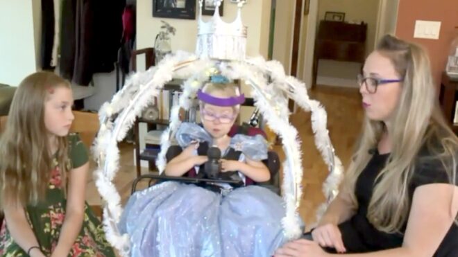 cinderella halloween wheelchair