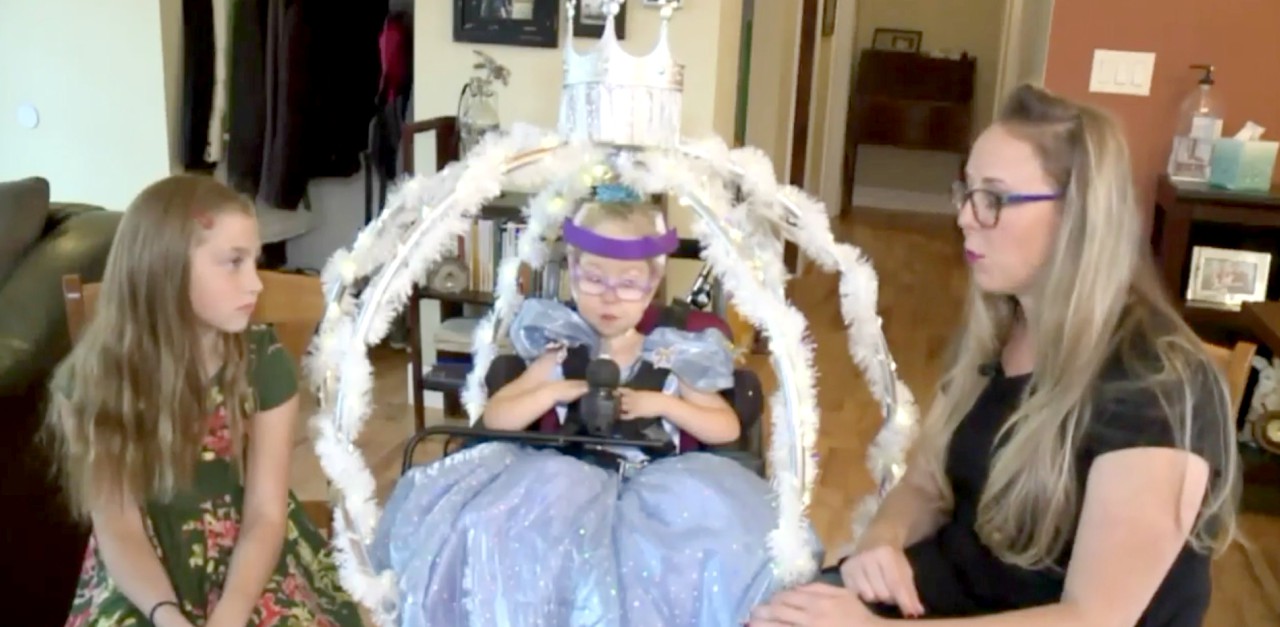 cinderella halloween wheelchair