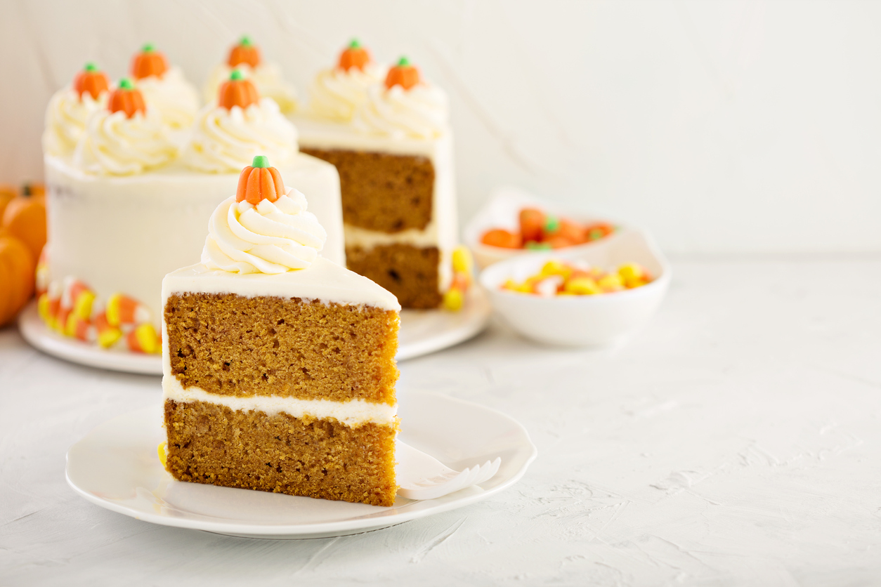 Pumpkin layered cake