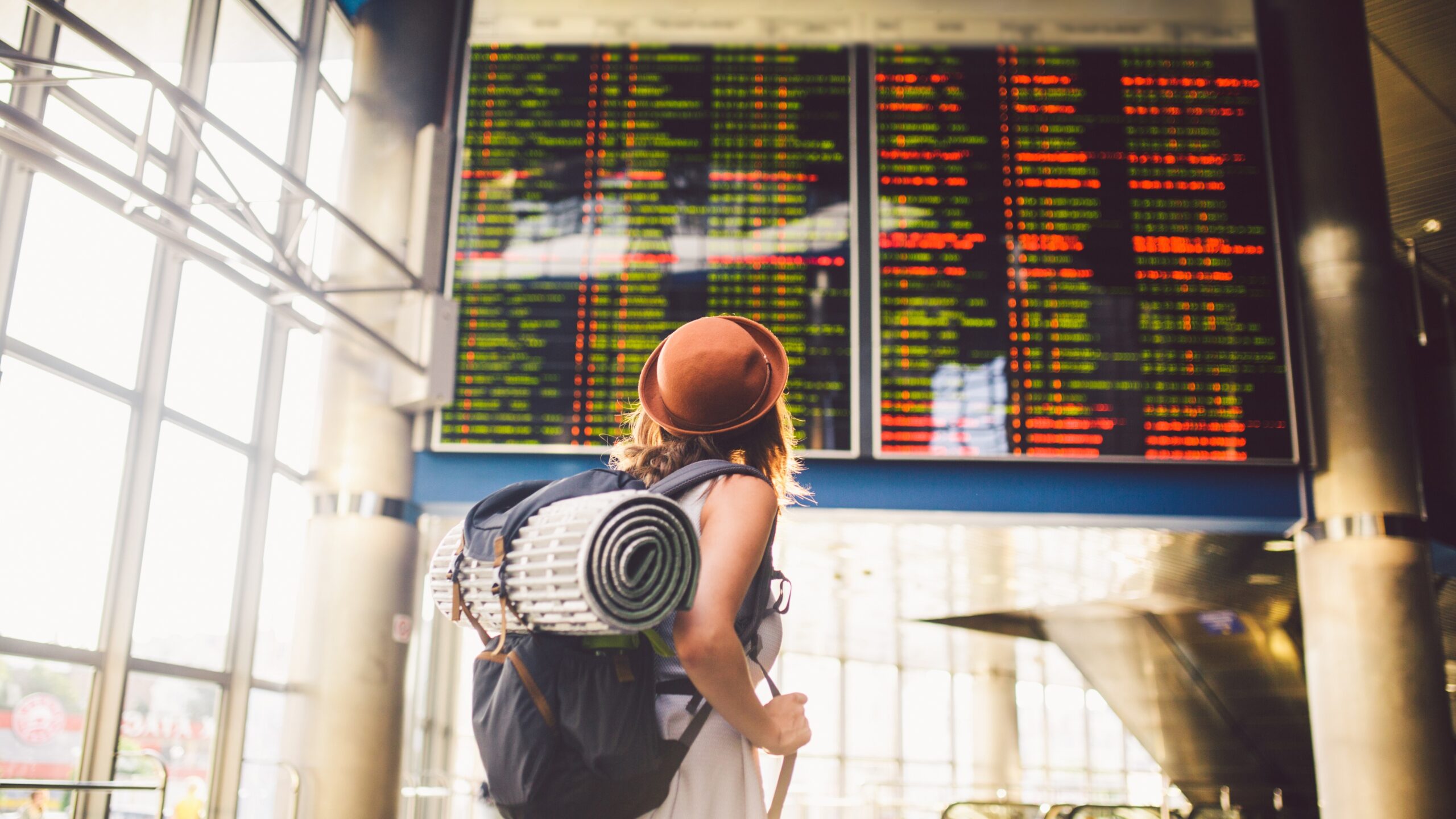 Woman-airport