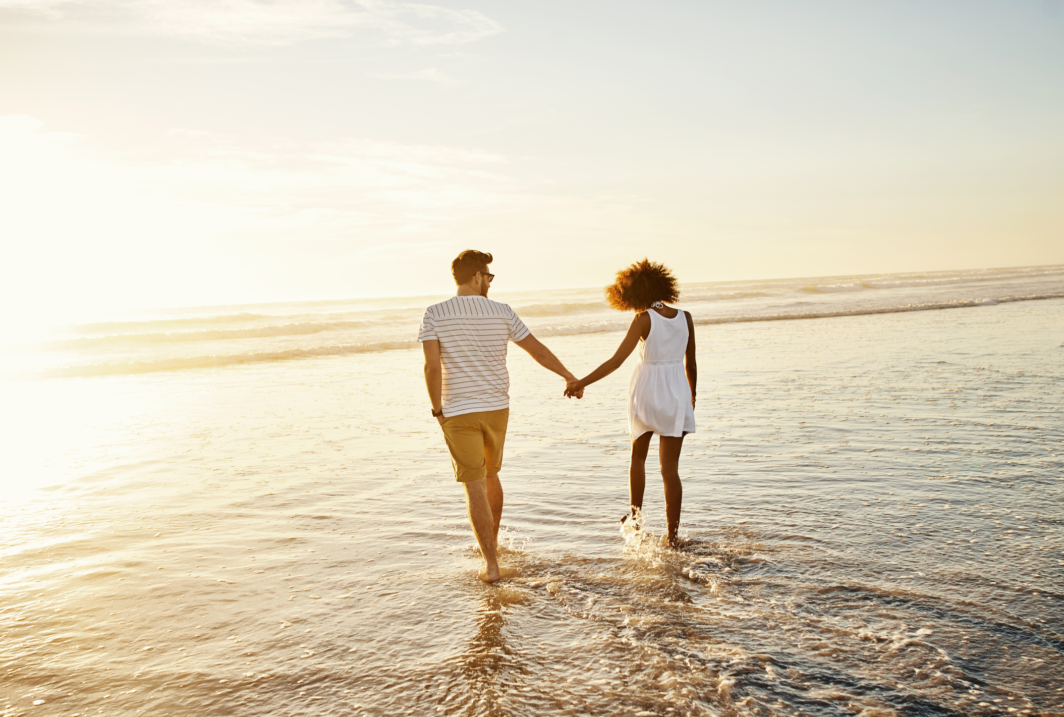 There's something romantic about the beach