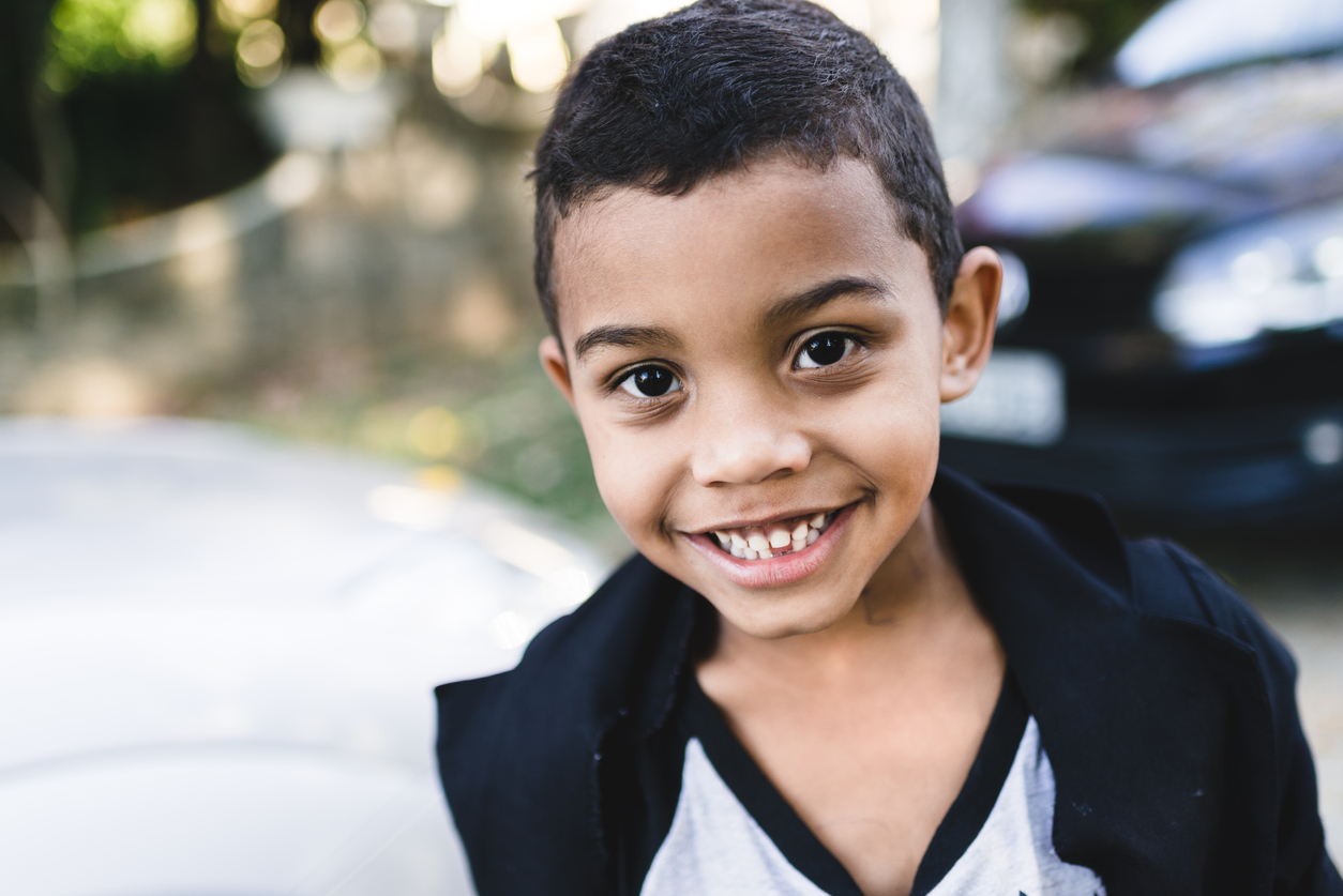 Portrait of a happy boy