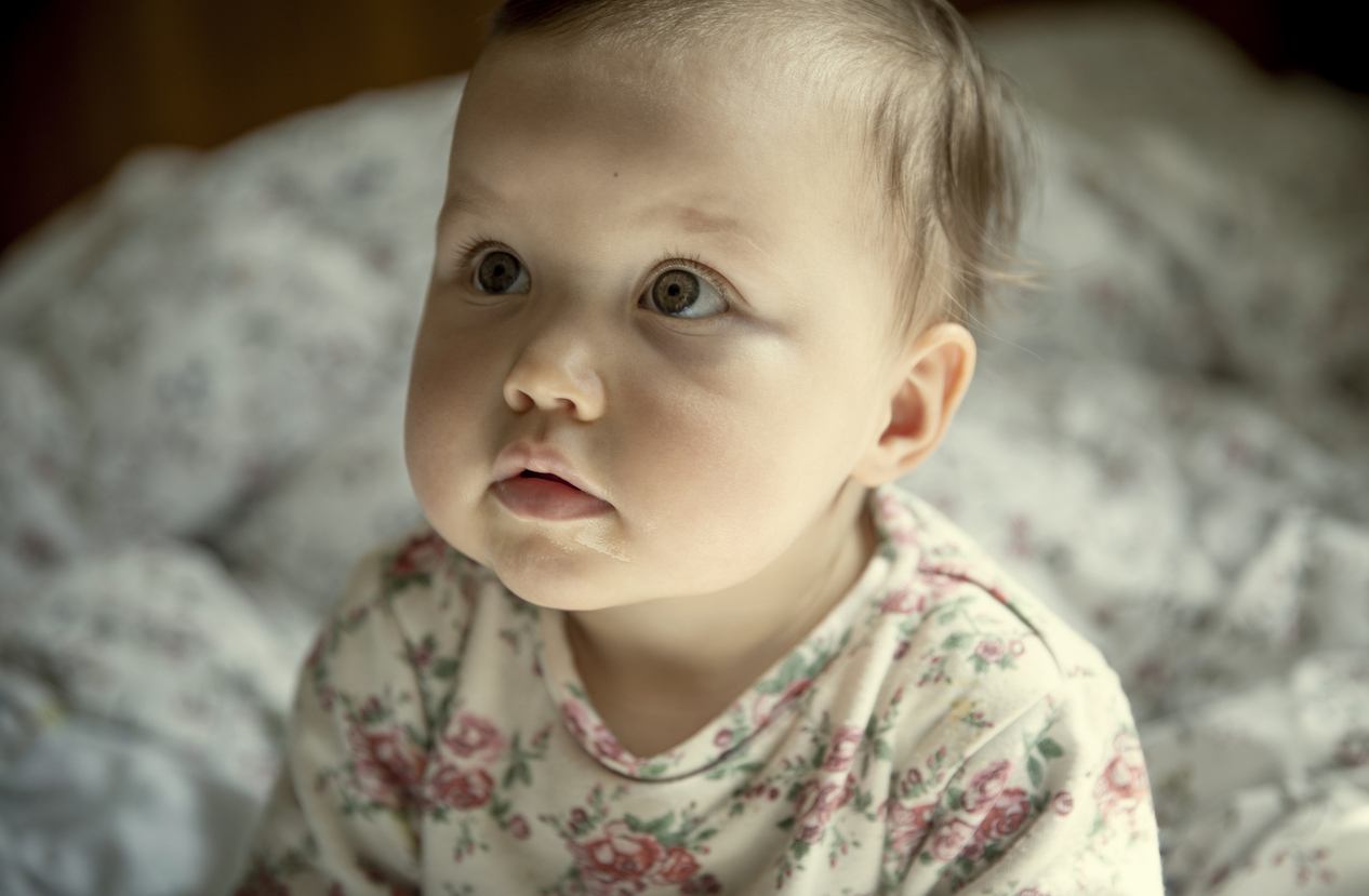 Portrait of a cute baby