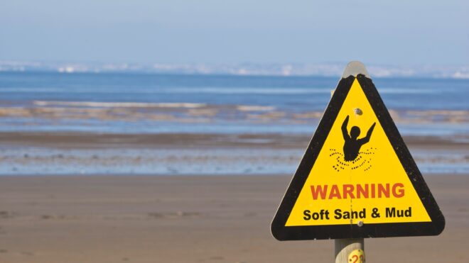 Beach warning