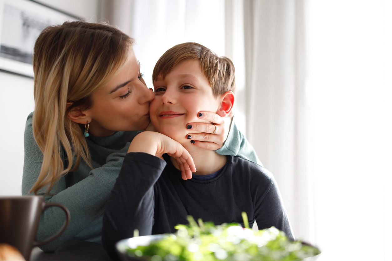 Mother and son