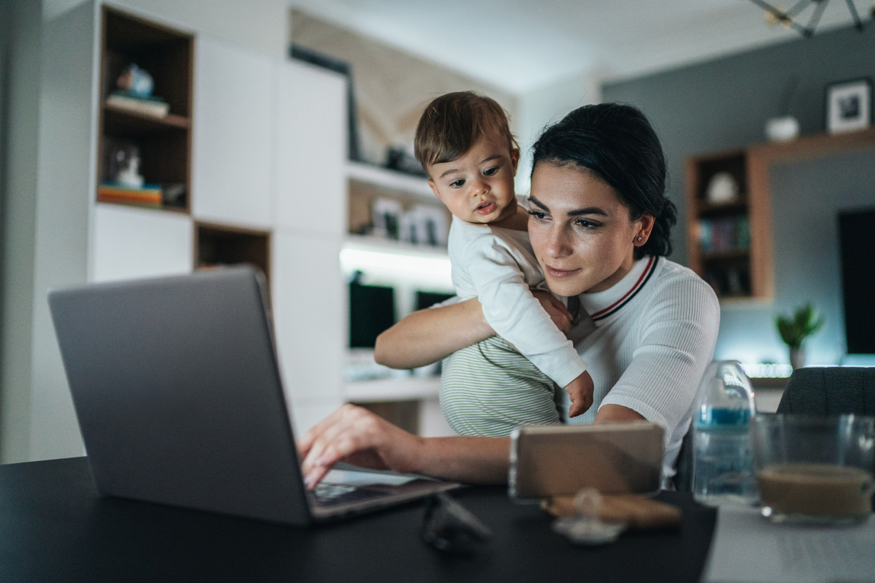 Working at home mom