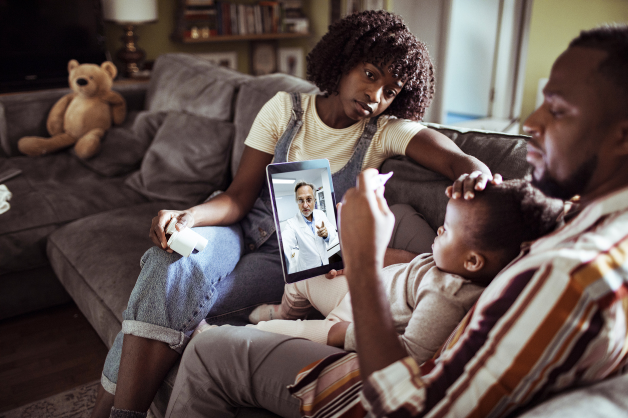 Family Consulting with their Doctor