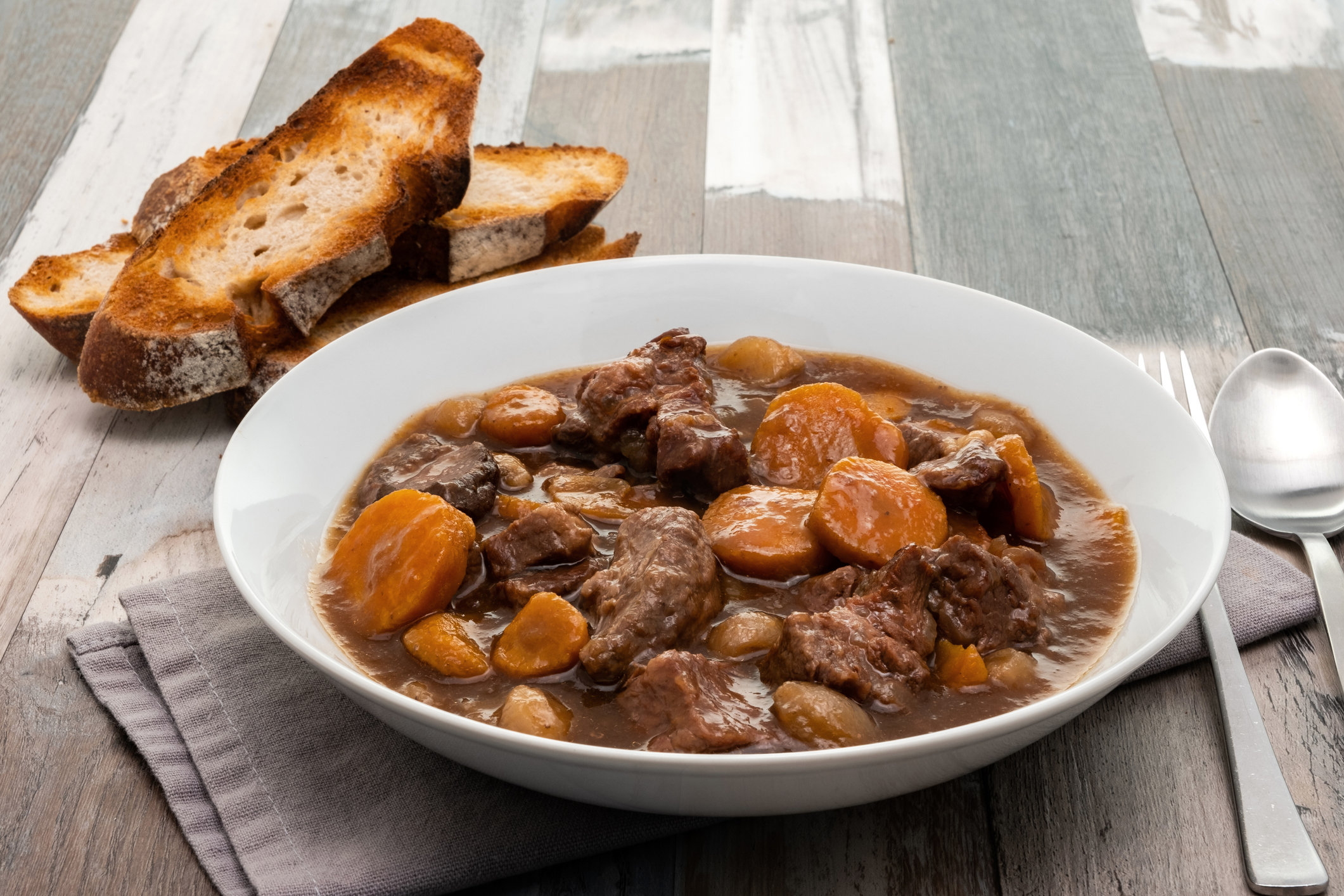 Beef in red wine stew