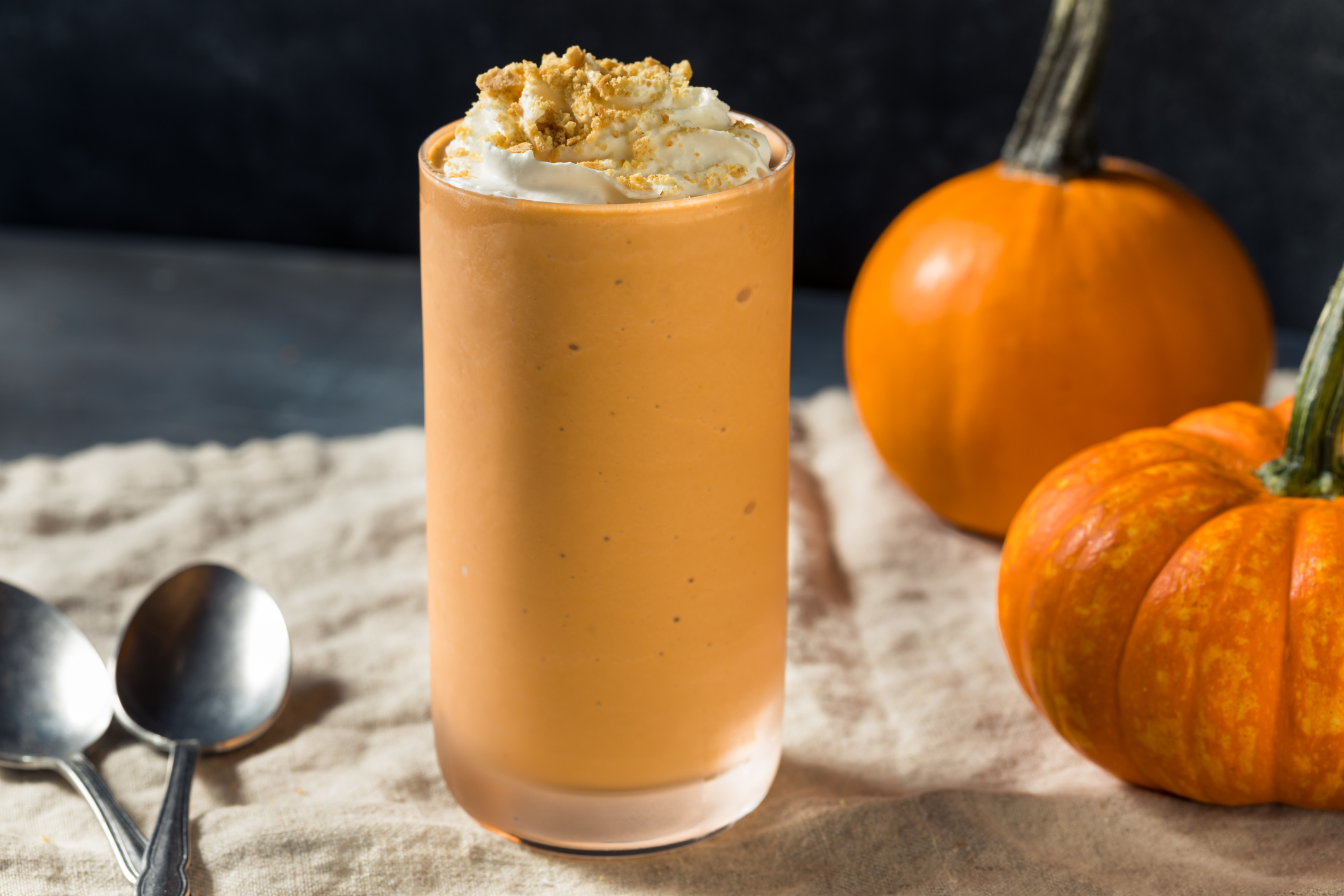 Homemade Frozen Pumpkin Pie Milkshake