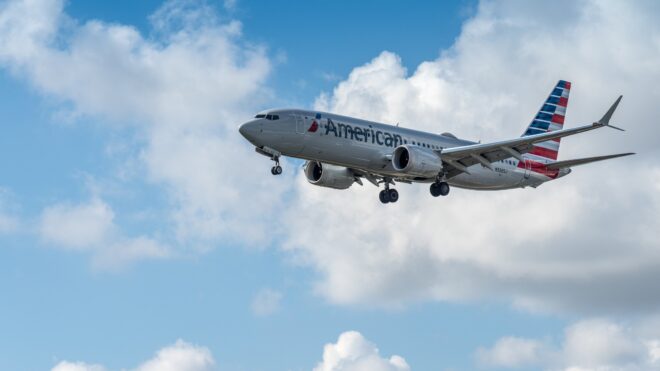 American Airlines plane