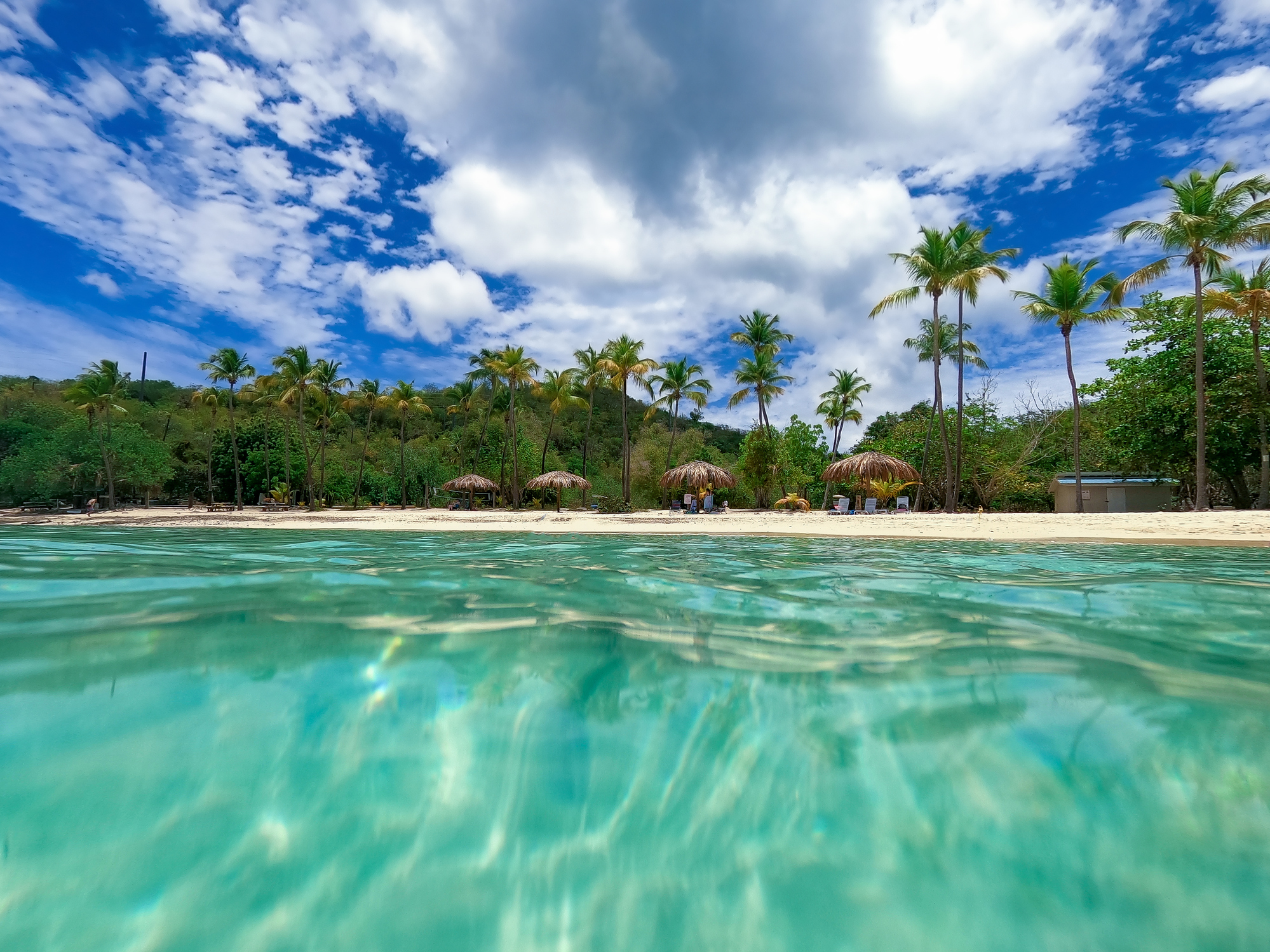 Honeymoon Beach on St. Thomas, USVI