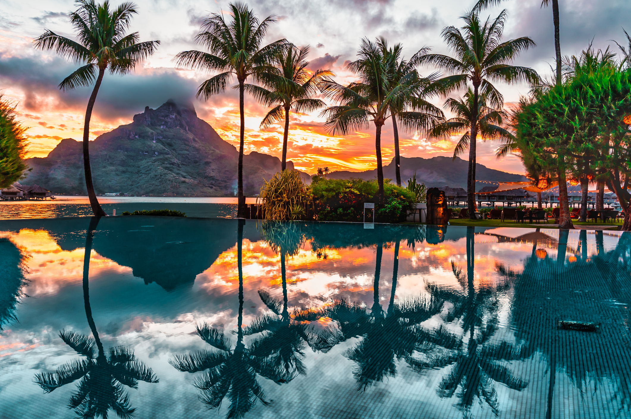 Tropical Sunset Bora Bora