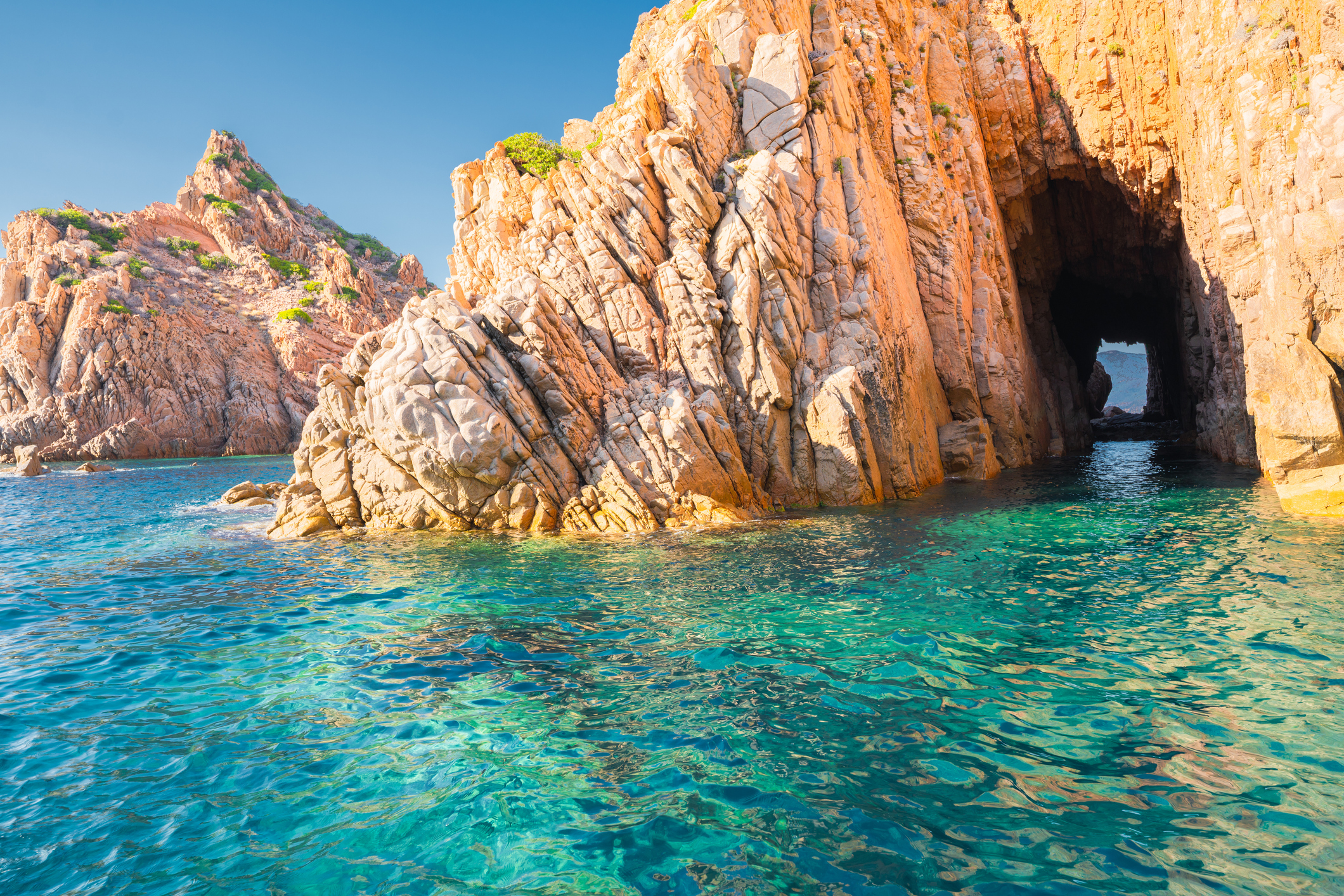 Scandola Natural Reserve, Corsica Island. Seascape, south France