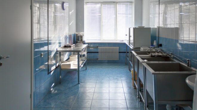 Hospital kitchen