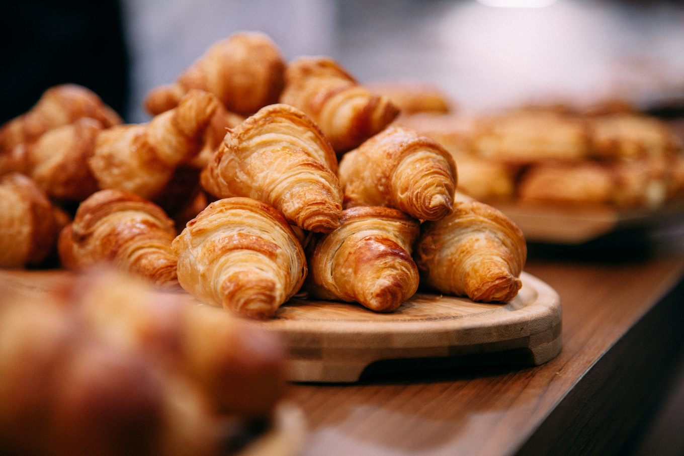 French Boulangerie - fresh croissant for sale