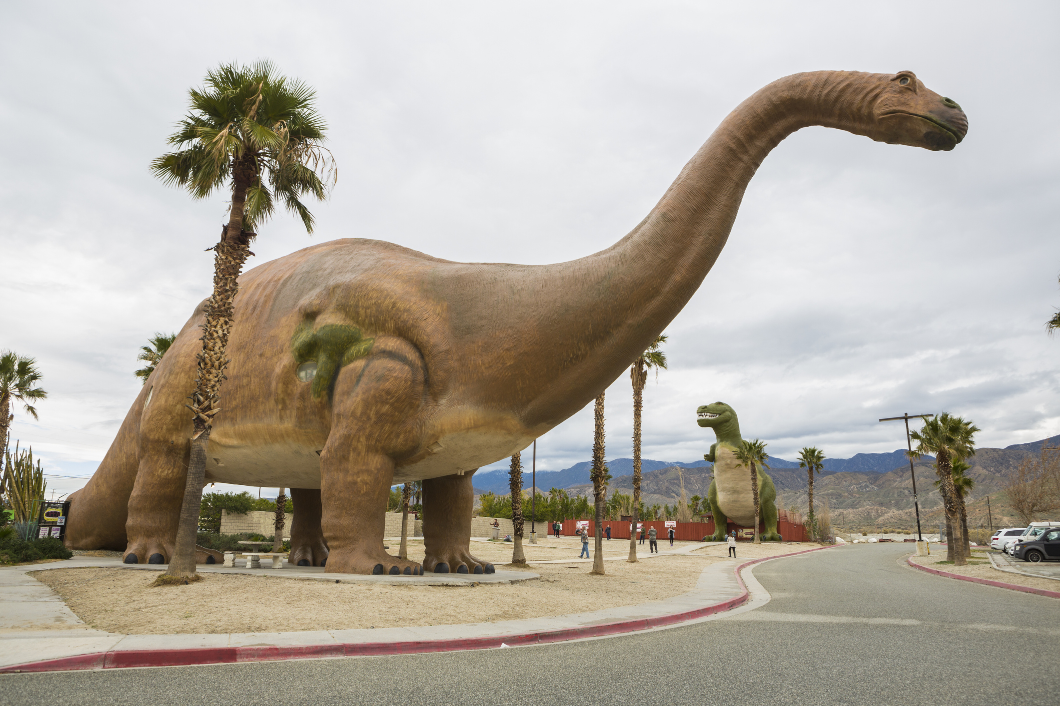 Roadside Dinosaur attraction in Cabazon California