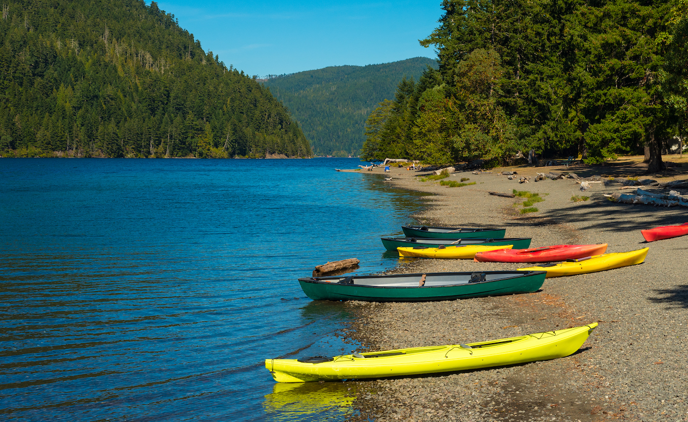 Crescent Lake beach