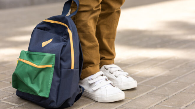 child's backpack