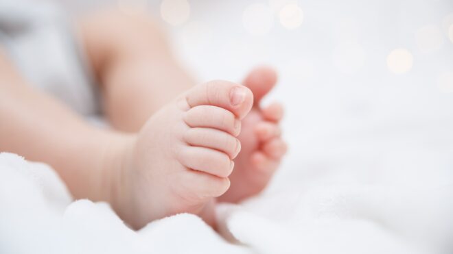 Newborn feet