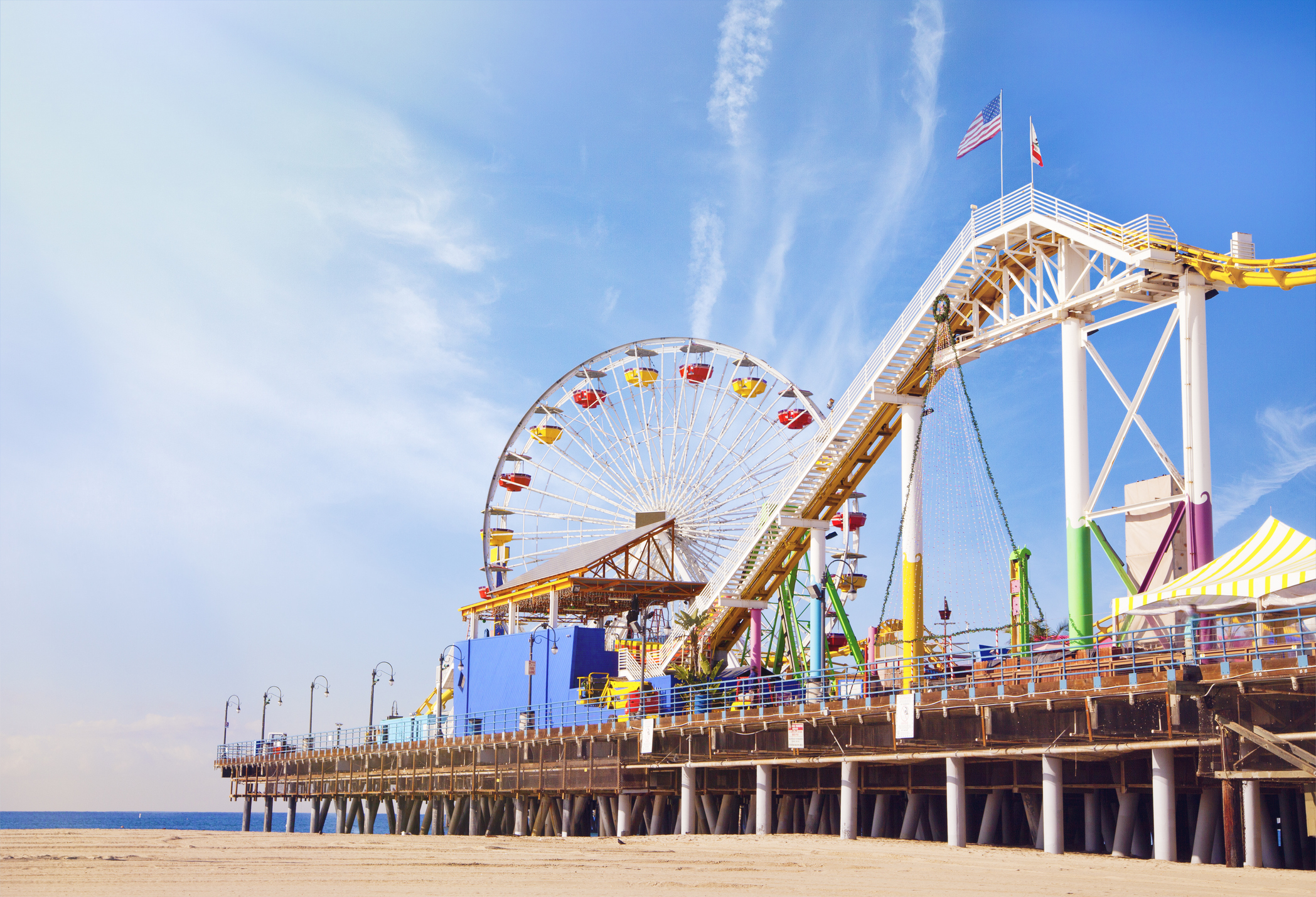 Santa Monica Pier in California