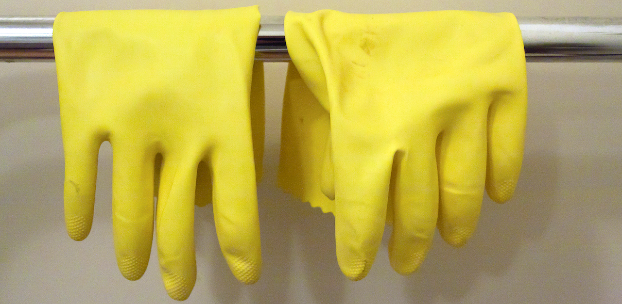 Yellow Rubber Gloves