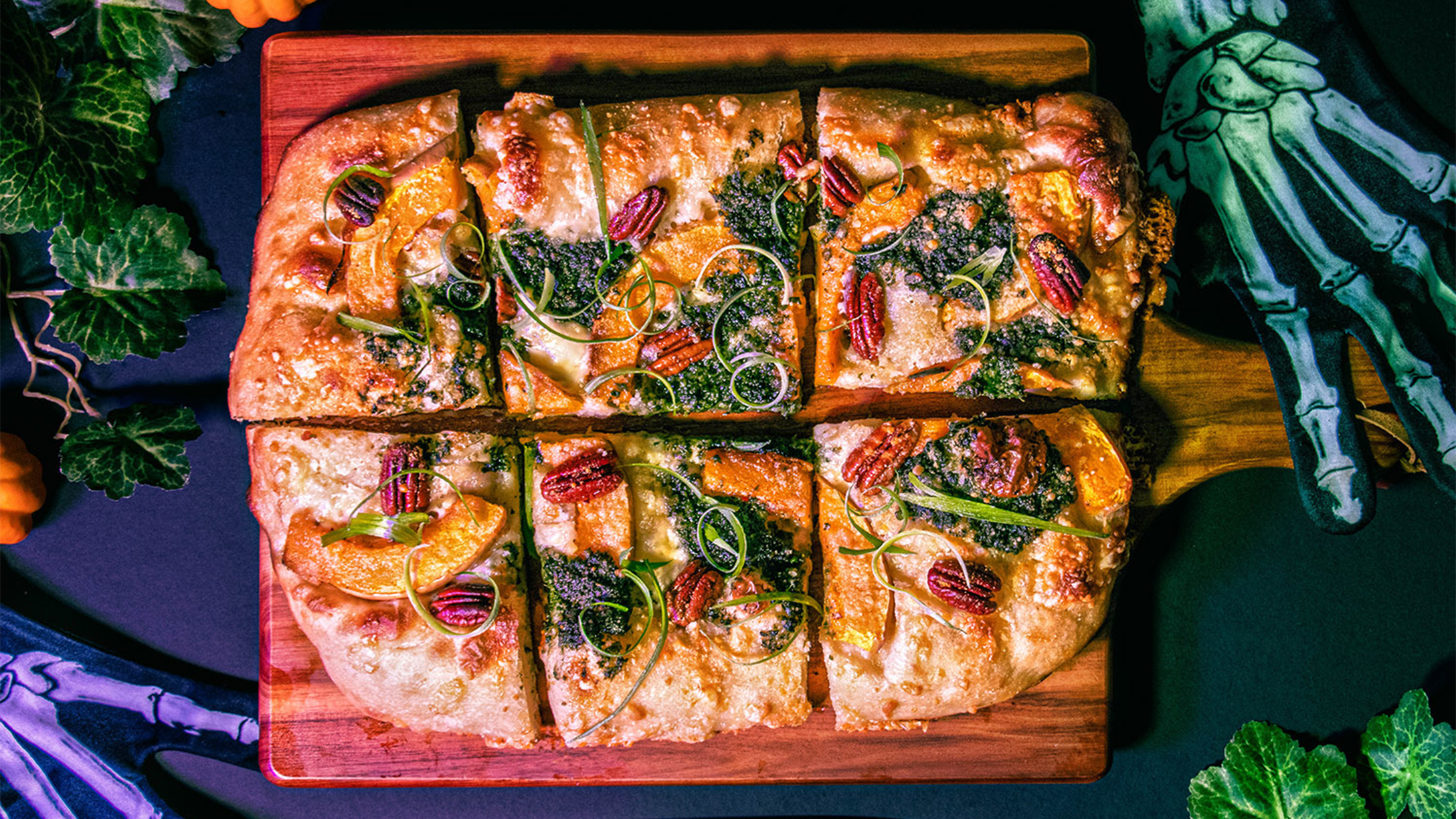 Pumpkin Pesto Pizza