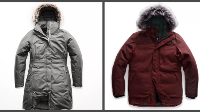 the north face coats
