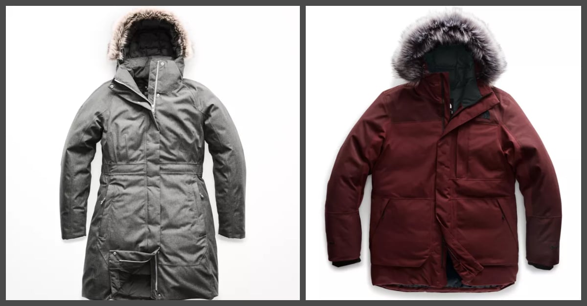 the north face coats