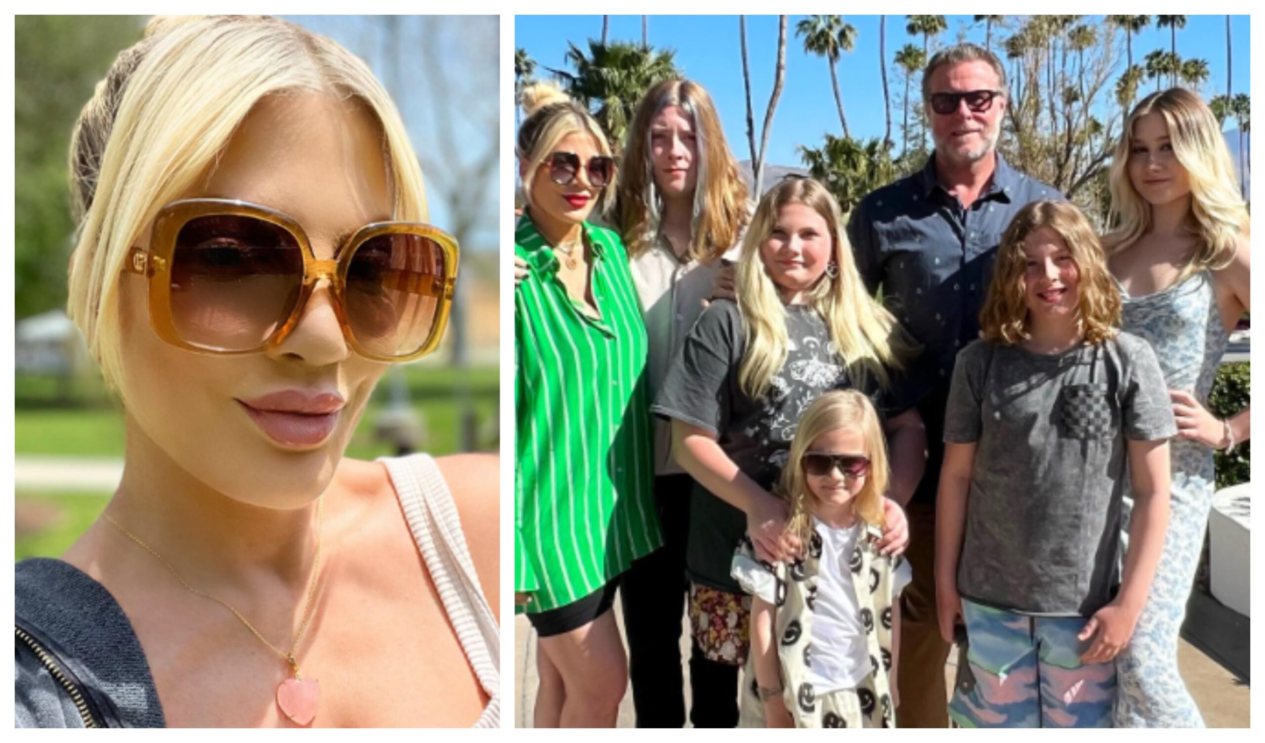 Tori Spelling And Her Kids Are All Photographed Living In An RV Park