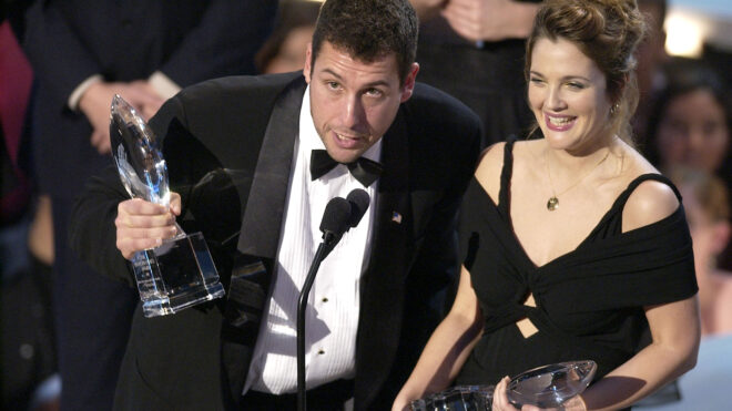 Adam Sandler and Drew Barrymore