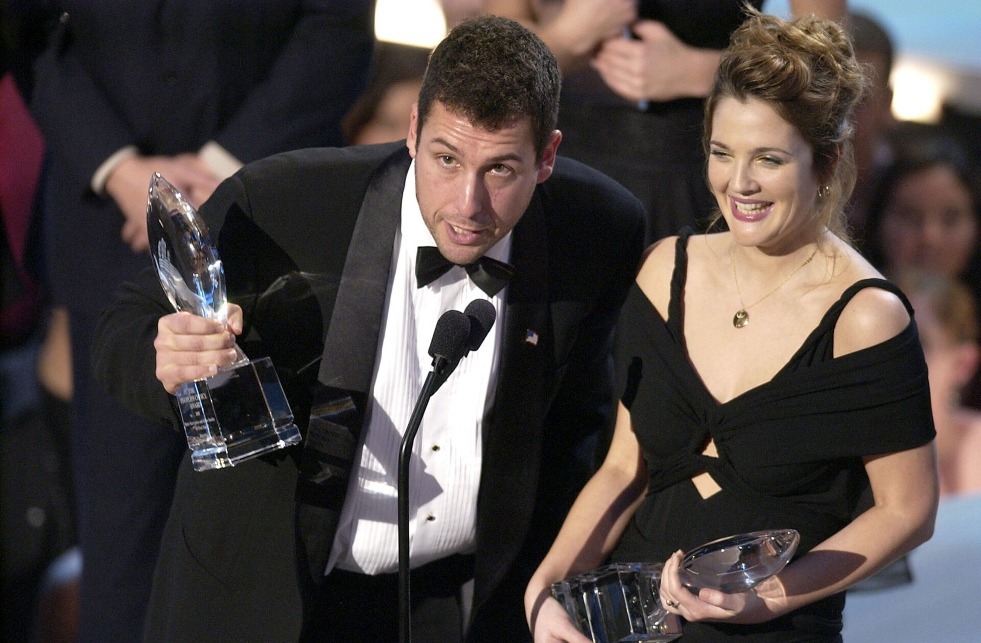 Adam Sandler and Drew Barrymore