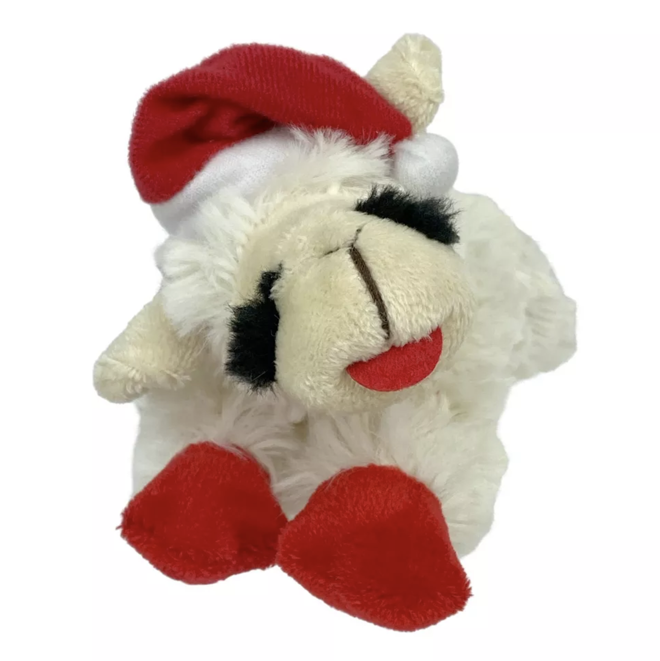 Santa Lamb Chop Dog Toy