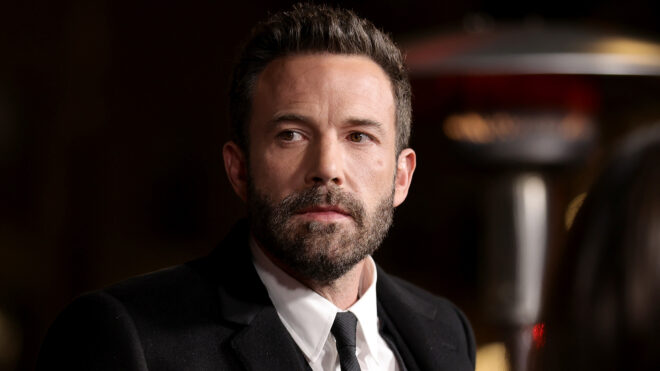 Ben Affleck attends the Los Angeles premiere of Amazon Studio's "The Tender Bar" at TCL Chinese Theatre on Dec. 12, 2021, in Hollywood, California. (Amy Sussman/Getty Images/TNS)