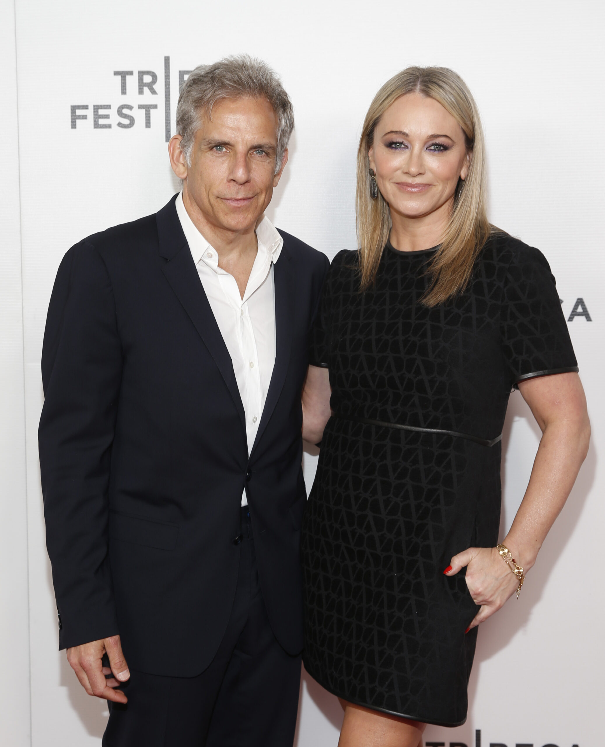 Ben Stiller and Christine Taylor