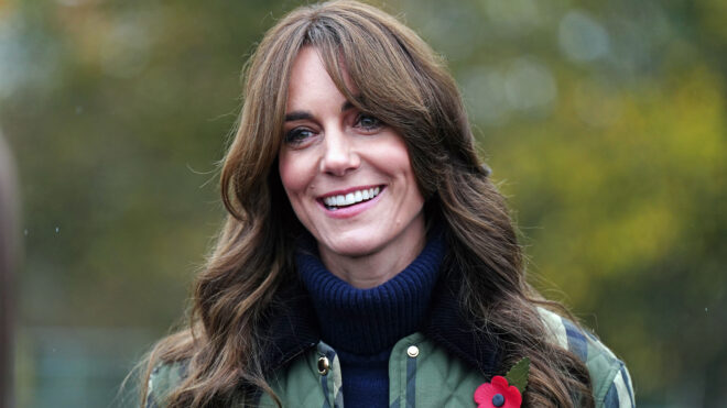 MORAY, SCOTLAND - NOVEMBER 02: Catherine, Princess of Wales, known as the Duchess of Rothesay when in Scotland, visits Outfit Moray, an award-winning charity delivering life-changing outdoor learning and adventure activity programmes to young people on November 02, 2023 in Moray, Scotland. Prince William, Duke of Rothesay and Catherine, Duchess of Rothesay are visiting Scotland to meet organisations supporting rural communities and those working provide mental health support to young people through access to the outdoors and practical learning. (Photo by Jane Barlow - WPA Pool/Getty Images)