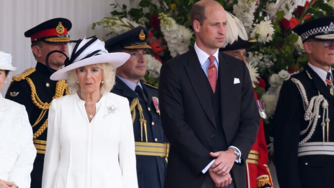 Queen Camilla and Prince WilliamL