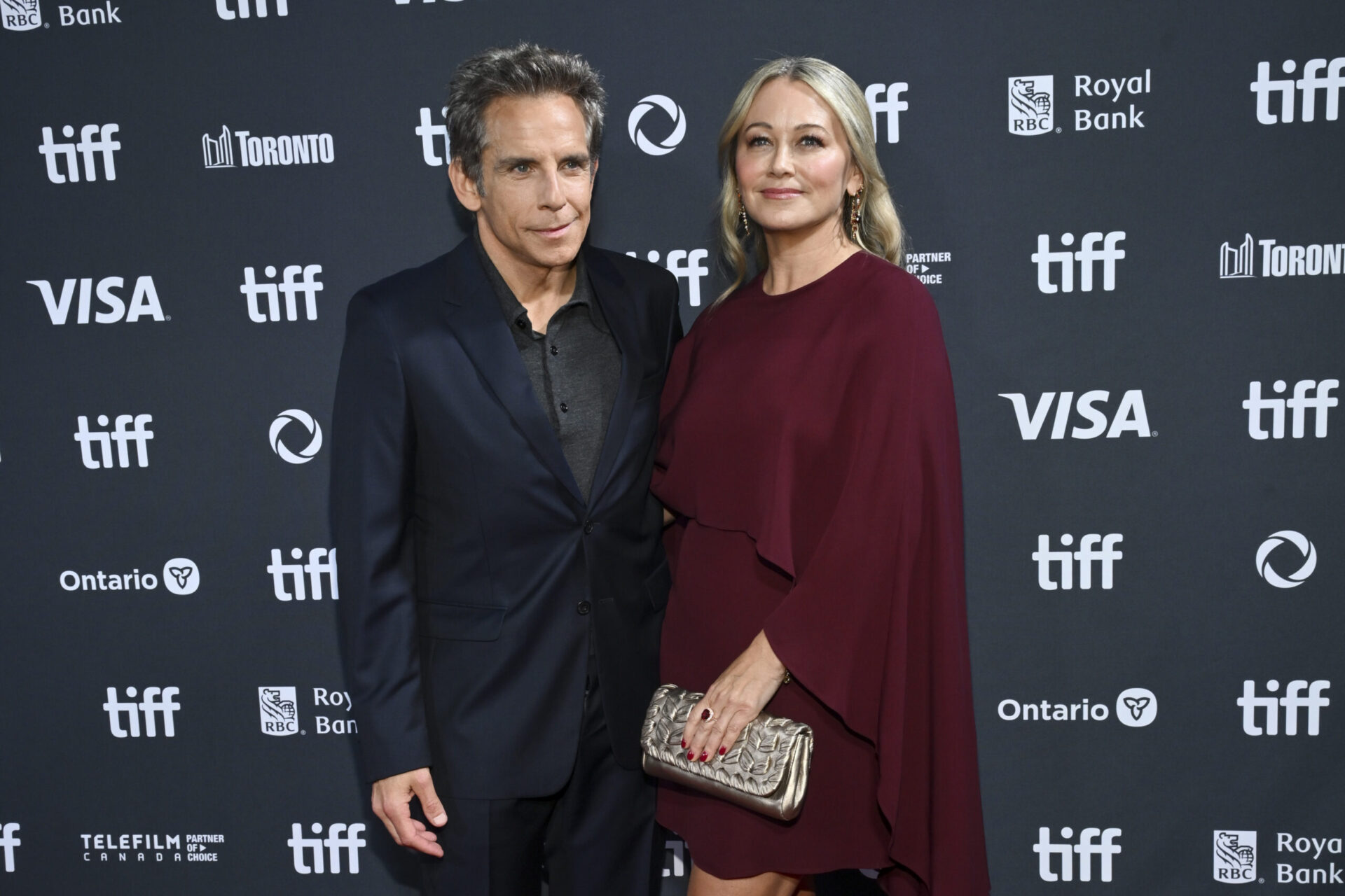 Ben Stiller and Christine Taylor